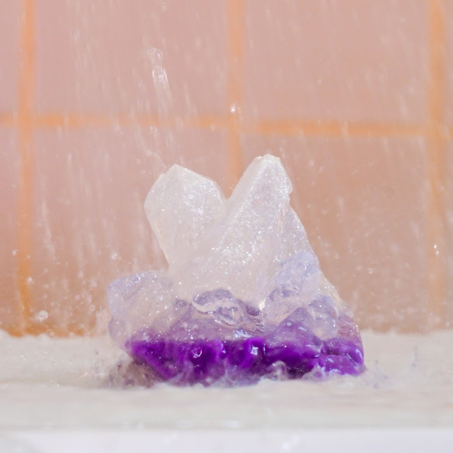 Amethyst Crystal Gem Soap Set