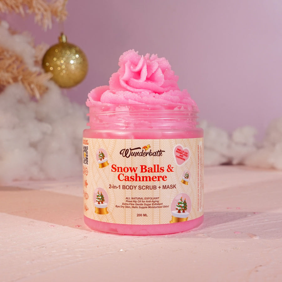 Snow Balls & Cashmere 2-in-1 Body Sugar Scrub + Mask